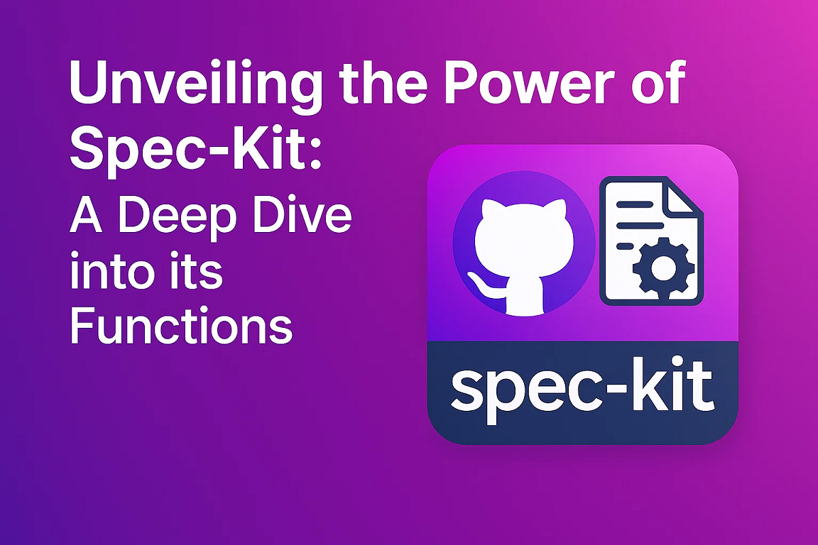 Unveiling the Power of Spec-Kit: A Deep Dive into its Functions